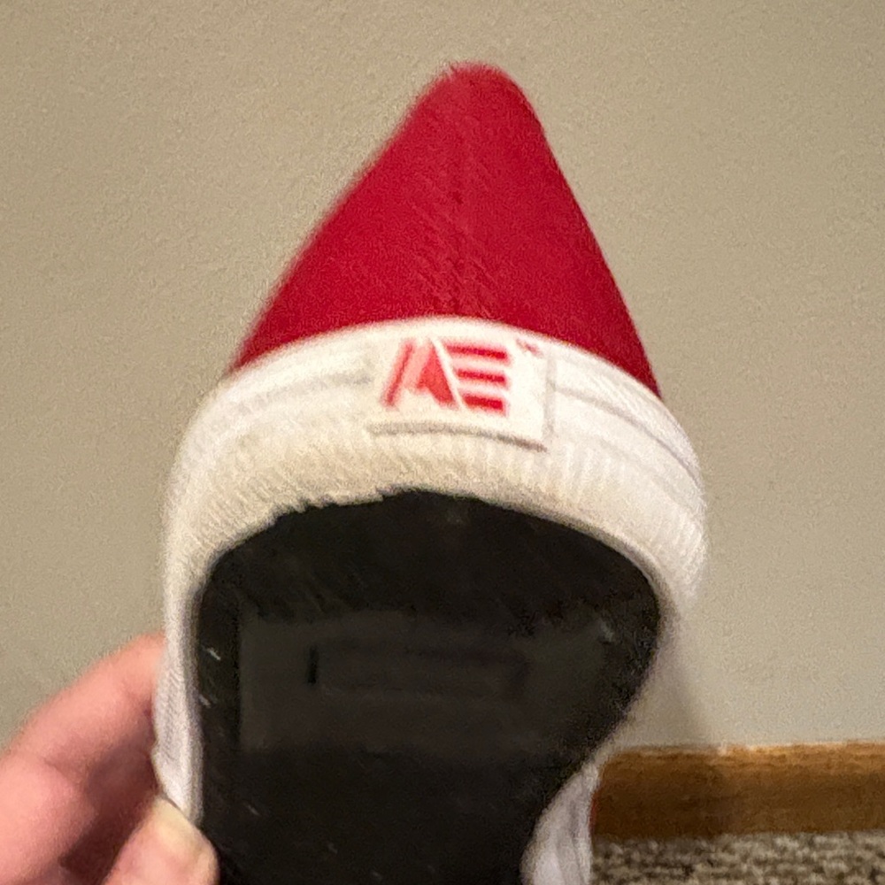 🔥2/$10 3/$12  American Eagle Outfitters Red Sneakers with White Laces - Picture 5 of 5